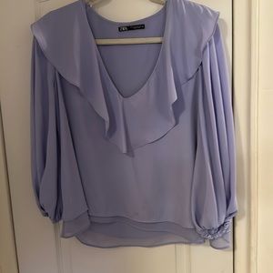 Purple Zara blouse